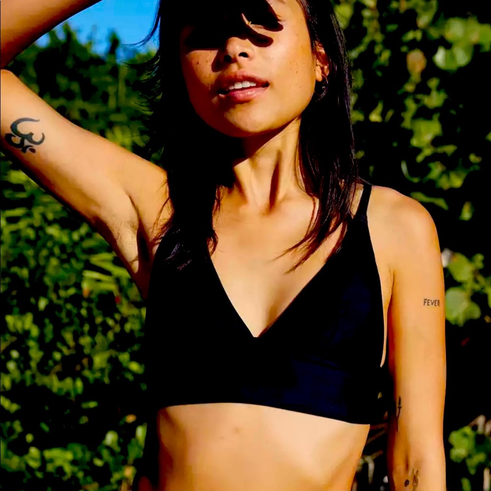 AERIE BLACK BIKINI SWIMSUIT